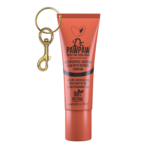 True Coral Lip Balm 10ml - With Keyring