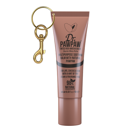 Rich Mocha Lip Balm 10ml - With Keyring