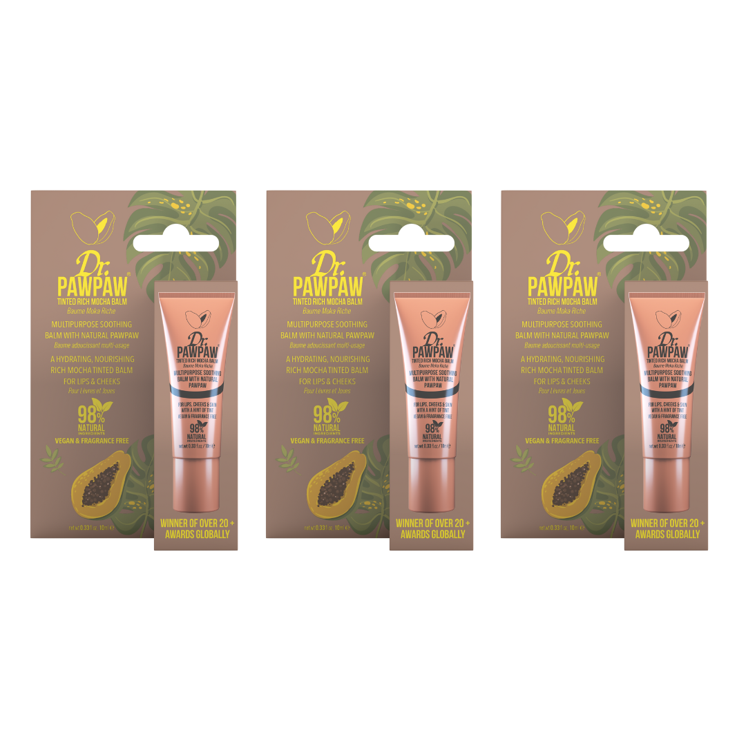 Rich Mocha Tinted Balm Trio Pack