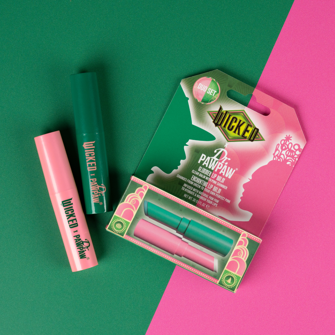 WICKED x .PAWPAW Enchanting & Glimmer Lip Balm Duo