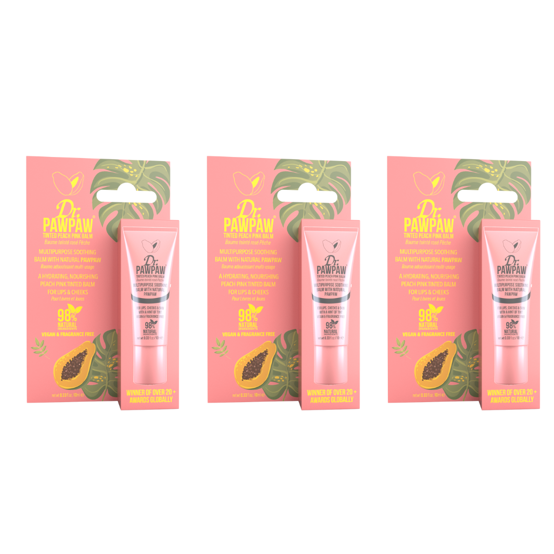 Peach Tinted Balm Trio Pack