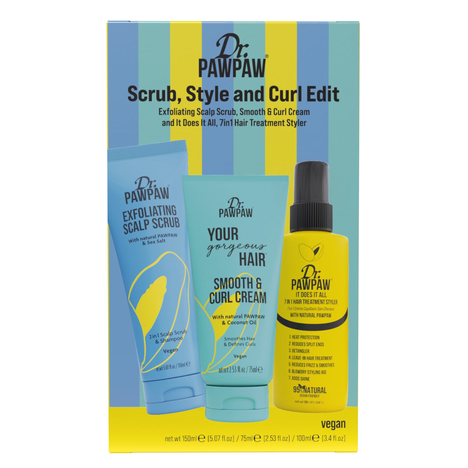 Scrub Style & Curl Set