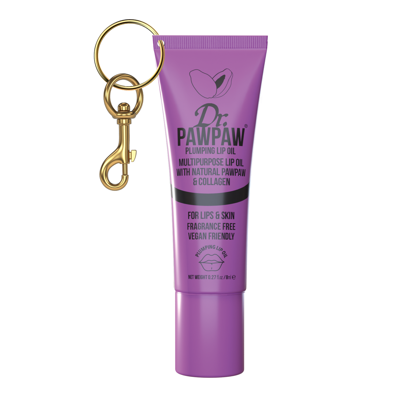 Plumping Lip Oil 8ml - With Keyring