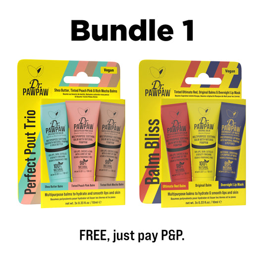 Balm Bliss Set with Perfect Pout Trio