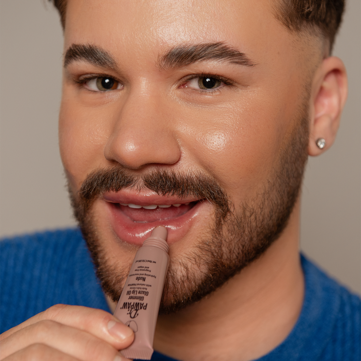 Glimmer Glaze Lip Oil - Nude