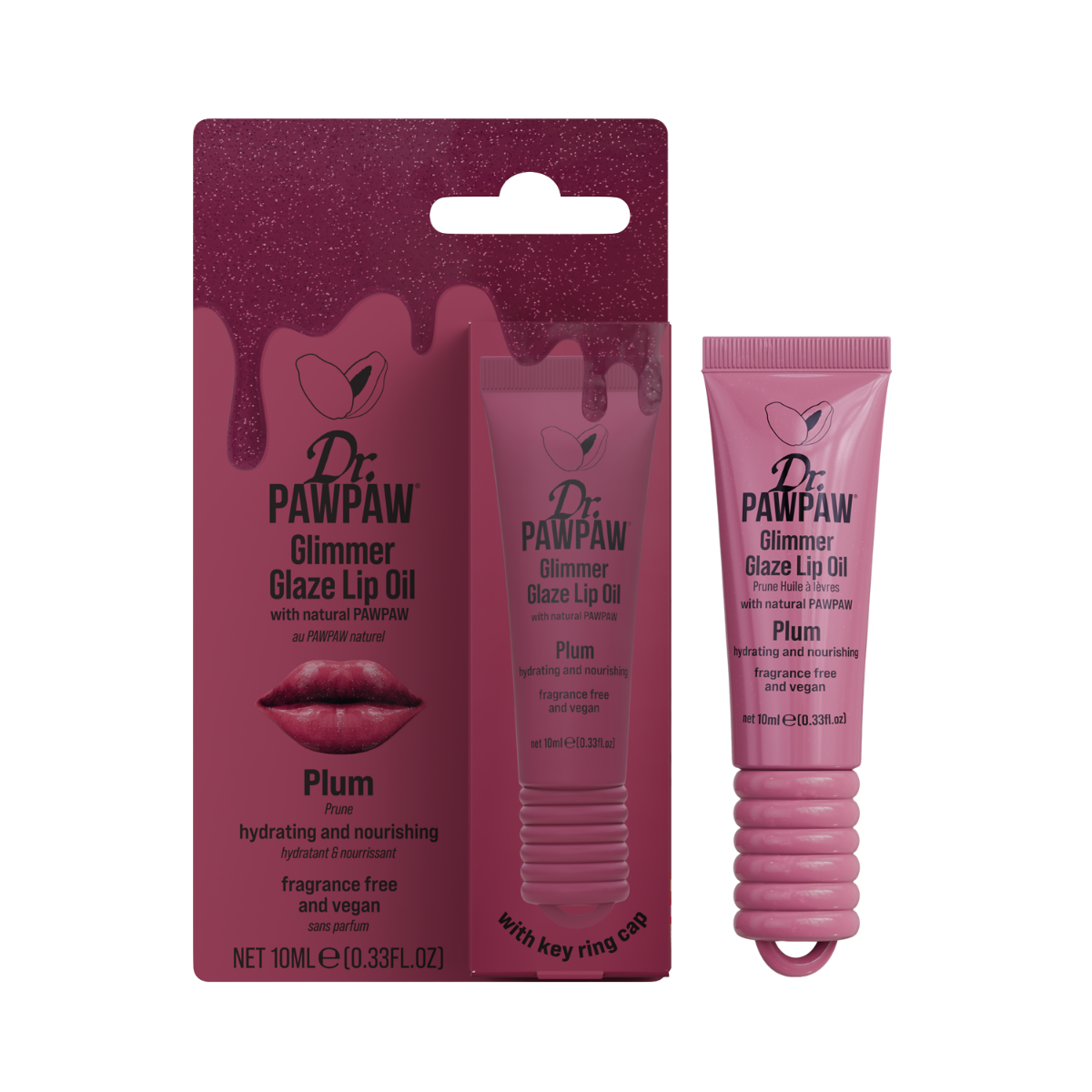 Glimmer Glaze Lip Oil - Plum