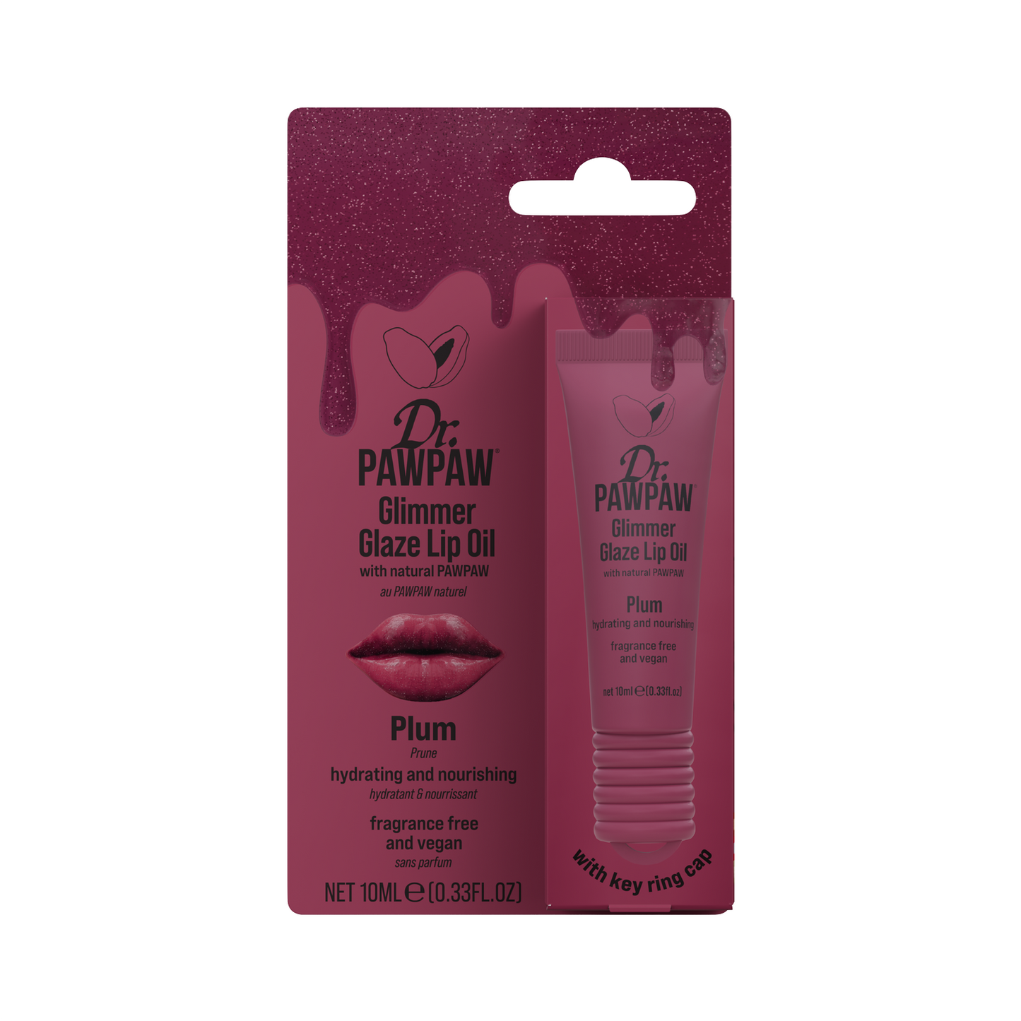 Glimmer Glaze Lip Oil - Plum