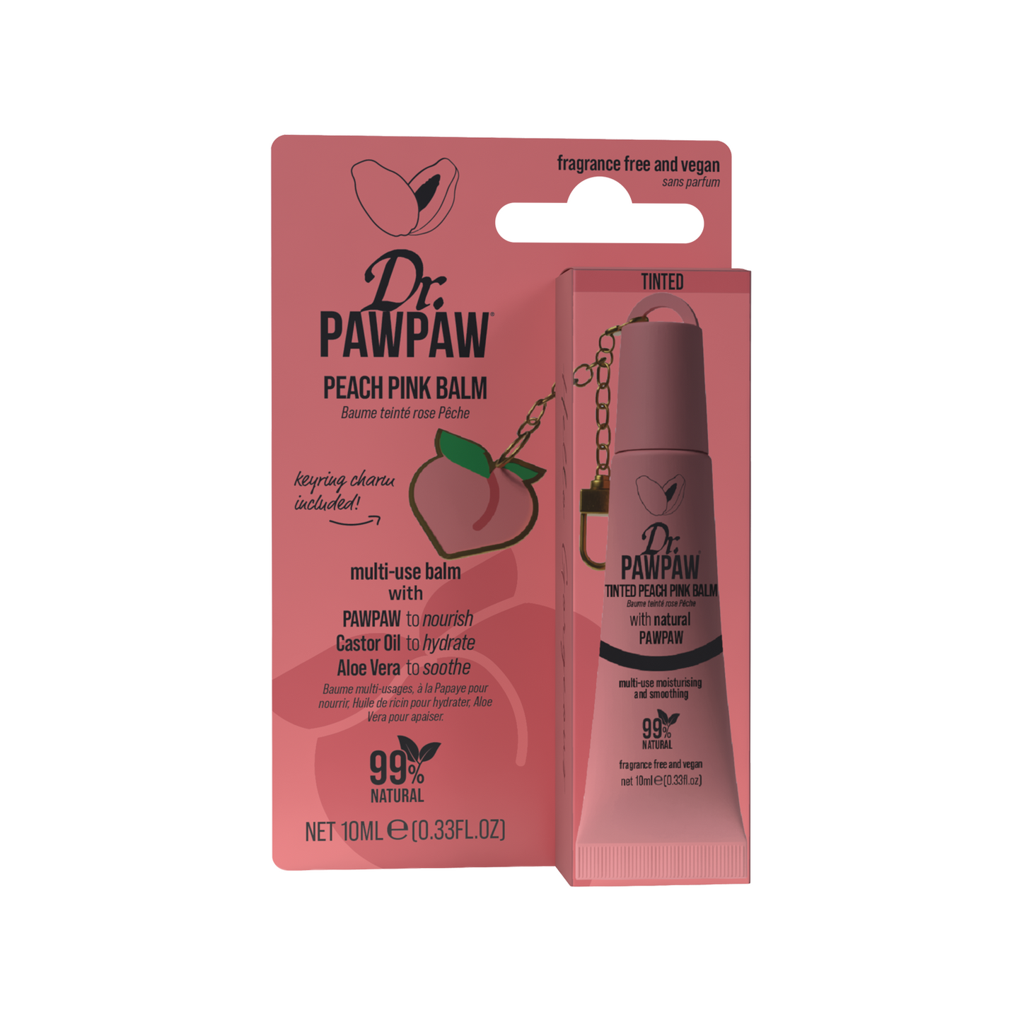 Dr.PAWPAW Tinted Peach Pink Charm Balm