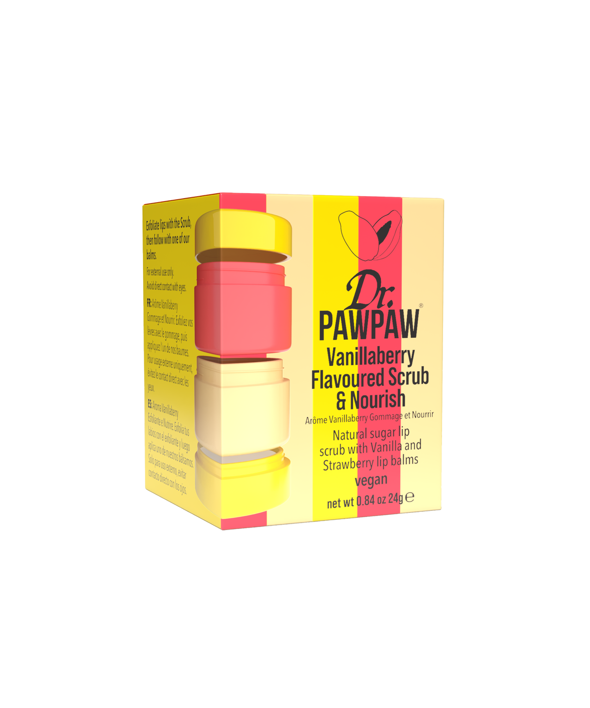 .PAWPAW Vanillaberry Flavoured Scrub & Nourish Stacker