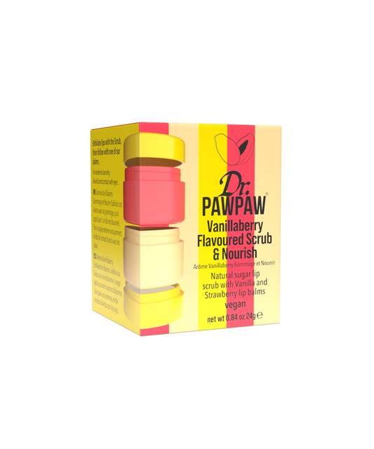 Dr.PAWPAW Vanillaberry Flavoured Scrub & Nourish Stacker